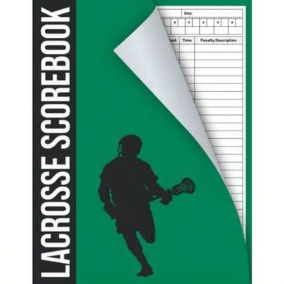 Lacrosse Scorebook: Lacrosse Score Pads Lacrosse Score Sheets For Scorekeeping Lacrosse Stat Book Great Gift For Lacrosse  Players Large Size 8.5 X 11 Inches