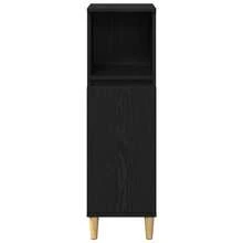 vidaXL Badezimmermöbel Set 3 Pcs Schwarz 60 X 30 X 60 Cm Holzwerkstoff - Schwarz - Übersicht 9