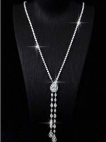 1 pieza Collar de lujo de alta calidad y exquisito, joyería nupcial versátil para la boda