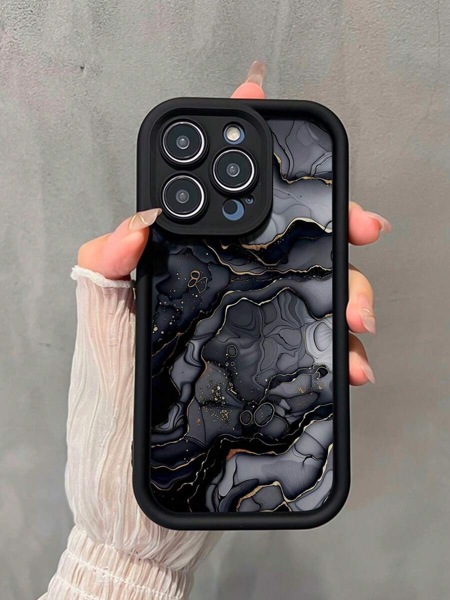 1 Ốp lưng điện thoại đục lỗ cạnh thẳng, tương thích với iPhone 15 Pro Max, 14 Plus, 13 Pro Max, 12, 11, 7G, 7P, IX, XR, XS Max - Nhiều màu - Xem 1