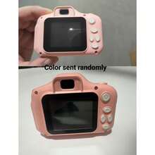 Christmas Decoration 1PC Mini Camera Waterproof 1080P HD Screen Camera Video Toy 8 Million Pixel Cartoon Cute Camera Outdoor Photography Toy Birthday Gift