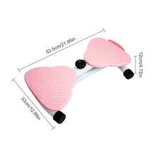 SIDIANBAN Twist Board For Exercise, Waist Twisting Machine - 300 LBS Capacity, 360° Rotating For Women & Home Fitness, Core Workout Abdominal Fat Loss - 粉色 - 查看 2