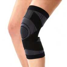 1 قطعة ركبة قابلة للتعديل مع أربطة، كم دعم ضاغط للركبة، مناسب للجنسين للركض والدراجات والياقة البدنية والرياضة - متعدد الألوان - مشاهدة 6