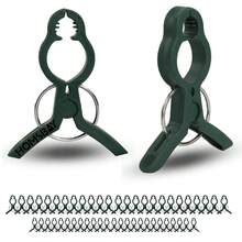 20 piezas de clips para plantas, 2 tamaños de clips de enrejado en un solo paquete, abrazaderas suaves para plantas de flores para apoyar plantas trepadoras, clips de soporte para plantas para ayudar a que los tallos y las enredaderas crezcan rectos y derechos {Tamaño: 10 piezas Pequeño, 10 piezas Grande - 10 piezas pequeñas, 10 piezas grandes - Ver 2