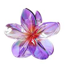 Prendedor de Cabello Flor Tropical Plumeria |   Accesorio de Verano y Vacaciones, 8cm - Por defecto - Ver 6