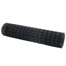 vidaXL 1 X 10 M Grauer PVC-Beschichteter Eisenzaun - Grey - View 2