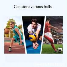 1 件篮球网袋，篮球收纳袋，尼龙材质，容量大，配有肩带，运动时尚款式，可存放各种运动球，适用于户外运动场、室内健身房