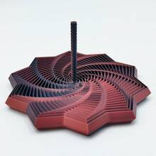 1个3D打印指尖玩具，感官指尖星形六边形带手柄，缓解压力胡萝卜蛋糕多边形错觉螺旋，新年礼物（颜色因3D打印角度不同而有所差异） - 彩色 - 查看 8