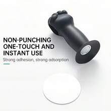 Made Of Silica Gel, It Operates With Low Noise. Equipped With An Adjustable Strap For Anti-Collision And A Strong Suction Cup, This Door Stopper Is Suitable For Use In School Dormitories, Offices, And Homes.