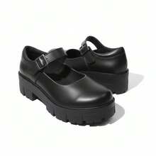 Mary Jane Doll Shoe Tractor Women's Black Synthetic Dress Shoe - 黑色 - 查看 7