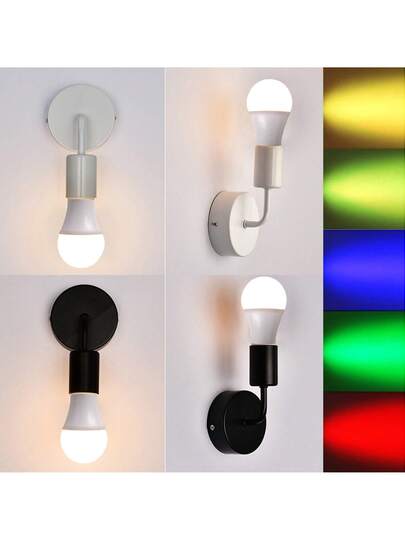 2P Zwart Shaped Curved Tube Lamp Head Wand 24CM RGB Bulb Remote Control 10CM Chassis 1200 MAh Charging Living Room Mural Bedroom Bedside Balcony Corridor Stairwell view 9