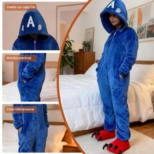 Men Loungewear Onepieces - Blue - View 6