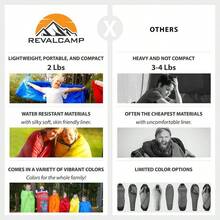 Sleeping BagsREVALCAMP Saco de Dormir para Uso en Interiores y Exteriores. Ideal para niños niñas Adolescentes y Adultos. Las Bolsas ultraligeras y compactas Son perfectas para Senderismo mochileros y CampingSleeping Bags - Violeta - Ver 3