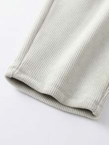 Annil Pantalones de felpa gruesa para niños preadolescentes, calidez invernal, elasticidad y pantalones deportivos casuales de moda