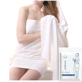 Bärbara engångsbadhanddukar, större och tjockare, individuellt förpackade, mjuka, hudvänliga och bekväma för bad, mycket absorberande, lämpliga för affärsresor, familjer, resor, gym, kontor, semestrar och camping. Resetillbehör. Resemåsten. Strandsemester, sommarlov, skoltillbehör. Tillbaka till skolan.