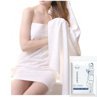 Portable Disposable Bath Towels, Larger And Thicker, Individually Packaged, Soft, Skin-Friendly And Comfortable For Bathing, Highly Absorbent, Suitable For Business Trips, Families, Travel, Gyms, Offices, Vacations, And Camping Travel Essentials Travel Accessories Travel Must Haves Beach Vacation Summer Holiday School Accessories Back To School Supplies Stuff