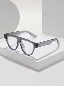 1 Pair Women's Geometric Y2K Fashion Designer Leopard Print Bohemian Glasses, Suitable For Reading, Newspaper, Street Photography, Travel