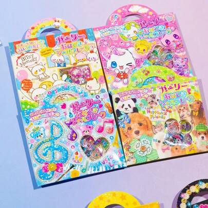 Cute Bouncy Beads, Shiny Stickers, Phone Case Decals, Gachapon Stickers, Girly 3D Decorations, Small Gifts