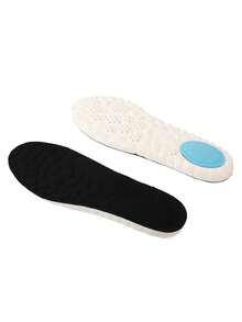 透气鞋垫，超柔软减震缓冲鞋垫，透气吸汗乳胶泡沫穿孔替换鞋垫，足弓支撑缓冲按摩鞋垫