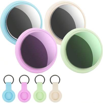 4 Pack Air Tracker Tags, Item Finder Smart Tags Works With Find My App (IOS Only), Air Tracker For Keys,Luggage,Wallets,Dog,Cat