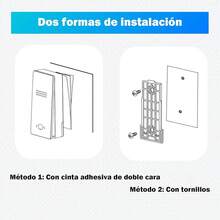 Timbres Inalámbricos para Casa, 1 Transmisor y 1 Receptor, IP54 Impermeable, 38 Melodías, 4 Niveles de Volumen, LED Indicador, 200M de Alcance para Hoteles, Oficina, Exterior, No Requiere Baterías - 1 Transmisor y 1 Receptor - Ver 10