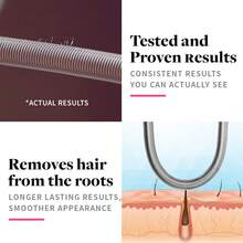 1 pezzo Rimozione peli facciali per donne, la molla originale per rimozione peli, rimuove i peli dal labbro superiore, mento, guance e collo, strumento per rimozione peli facciali, rimozione peli del mento per il viso delle donne