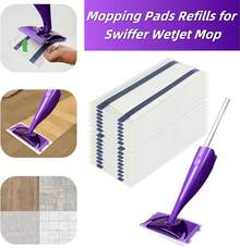 SUZZYVINE Flash Power Spray Mop Pad Refills Disposable Mop Refill Pads For Flash Powermop, 30 Pcs - 30 Counts - View 2