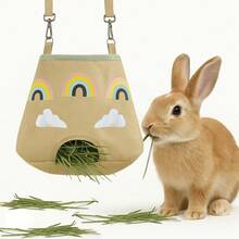 Rabbit & Hamster Feeding Bag, Small Pet Grass Bag, Hanging Hay Food Pouch, Small Pet Supplies
