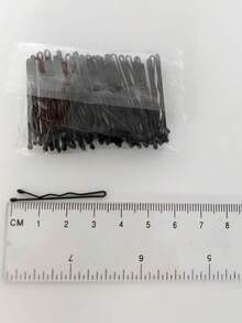 50pcs Women All-Match Minimalist Black, Brown, Gold Simple Straight Barrettes, Fashion Versatile Elegant Hair Clips For Daily Outfit, Hairstyle, Face Washing, Makeup Accessories, Claw Clips, Hair Slide, Hair Claws, School Stuff