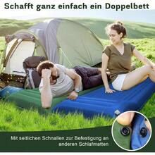 Sleeping PadsMILFECH Esterilla Aislante de 14 cm para Camping autoinflable con Bomba de Prensa de pies y Almohada integrada Esterilla Aislante Ultraligera Resistente al Agua para Exteriores para CampingSleeping Pads - verde - Ver 5