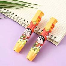 6pcs Crayon Shin Chan Creative Cartoon Press Eraser, Designed For Elementary School And Children, Cute Eraser That Is Easy To Wipe And Shavings Free, Detachable Waste Removal Eraser - Multicolor - View 8