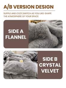 2/3pcs Bedding Set, Solid Color Bedding, Cozy Room Decor, Soft & Warm, Skin-Friendly & Comfortable, Easy Care & Durable, Suitable For Autumn/Winter, Guest Room & Bedroom, Fits Twin, Full, Queen, King Size Beds, Includes 1 Duvet Cover & 1/2 Pillow Shams, Home Textile, Bedding Gift, Machine Washable - Grey - View 9
