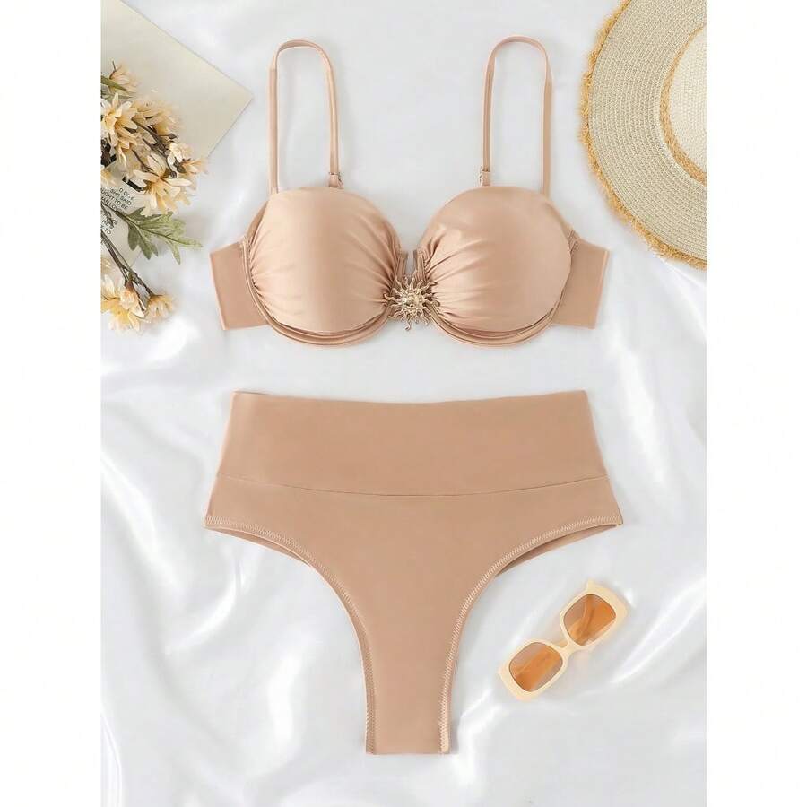 RWX VEST Adult Bikini With Structured Top And High-Waisted Bottom 2025 XX538 - Rosa Oxidada - Ver 1