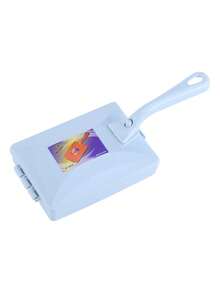 Doppelrad Haushalts-Teppichreinigungsbürste, Teppichreinigungssauger, Multifunktions-Stoffkehrer, Mehrzweck Fusselpicker, Bett- & Sofareiniger für Haare und Schmutz, Tisch- und Schreibtisch-Schmutzentferner