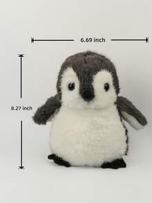 21CM 可爱企鹅毛绒玩偶填充动物玩偶小尺寸安抚、家居装饰、节日礼物、生日礼物、送给家人和朋友、圣诞节礼物生日礼物可爱动物玩偶公司活动纪念品爪机玩偶圣诞节节日礼物