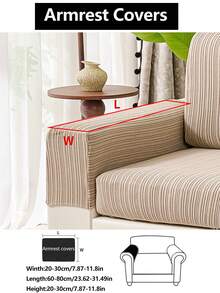 1pc Stretch Thickened Warm Sofa Cover, Non-Slip Full Coverage Sofa Seat Cover, Suitable For All Seasons, Fabric Sofa Slipcover, Machine Washable, Dust-Proof, Pet-Friendly, Decor For Bedroom, Office, Living Room, L-Shaped Sofa, 1/2/3/4 Seater - Màu Khaki - Xem 16