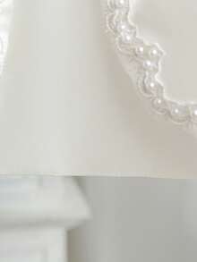 Mädchen Weiße Formaljacke, Langarm Perlenstrickjacke für Bühnenauftritte, Hochzeiten, Geburtstagsfeiern, Herbst, passend zu Prinzessinnenkleid - Weiss - Übersicht 5