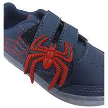 Boys' Camin Sneakers With LED Lights And Spider Strap - Navy Blue - View 5