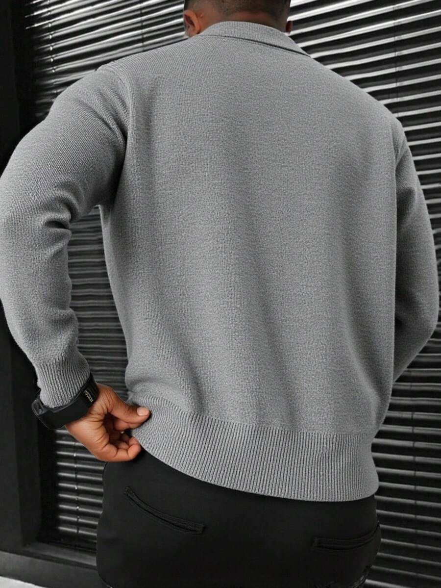 Men Sweaters - Light Grey - View 1
