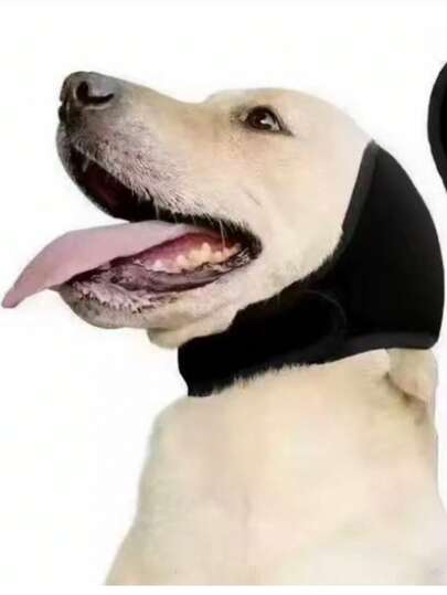 Orejeras para reducción de ruido para mascotas | Equipo de cabeza para perros resistente para exteriores apto para todas las razas - Aplicable a caniche, golden retriever y shiba inu | Equipo de natación anti-ansiedad y protector de oídos para la temporada de tormentas/fuegos artificiales | Diseño ajustable, transpirable y de secado rápido