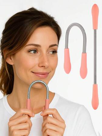 1PC Facial Hair Remover For Women, The Original Hair Removal Spring, Removes Hair From Upper Lip, Chin, Cheeks And Neck, Hair Remover For Face And Chin, Facial Hair Remover Tool For Facial Hair Removal, Chin Hair Remover For Women Face