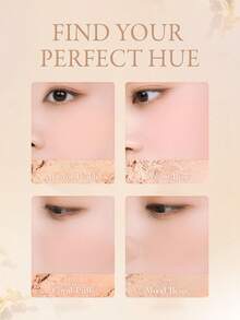 Paleta de blush matte Dasique de 4 cores, altamente pigmentada, não desbota, longa duração, leve e brilhante, blush natural, maquiagem facial, fórmula vegana, maquiagem de marca feminina de moda sofisticada, presentes de Natal, presentes essenciais para mulheres