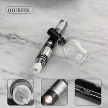 510 Thread Rosin Dispenser, Atomizer Pen For Short Circuit Detection Instrument, Including 510 Thread Battery, USB Charging Cable, A Set Of Glass Rosin Dispenser Kit. - Black - View 3
