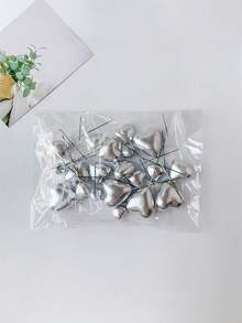 1套/20个3D心形纸杯蛋糕装饰，蛋糕装饰插片，泡沫纸杯蛋糕顶饰，生日婚礼蛋糕顶饰，适用于情人节、结婚纪念日派对礼物装饰 - 彩色 - 查看 13