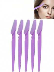 30pcs Eyebrow Trimmer Set, Eyebrow Trimmer, Long Handled Eyebrow Trimmer, Beauty Tool, Used For Eyebrow Trimming, Razor, Precision Exfoliating Tool Eyebrow Trimmer, Facial Razor Blade, Eyebrow Trimmer Blade And Razor With Protective Cover, Used For Removing Facial And Body Hair, Suitable For Travel, Suitable For Both Men And Women. 5/10pcs.