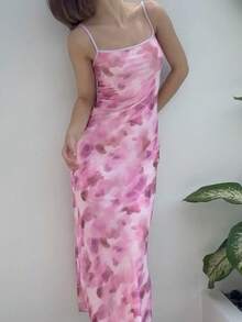 Onicee 女士时尚性感印花修身吊带裙，秋季款