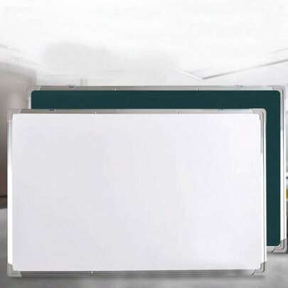 1X Large-Sized Writing And Drawing Board, Capable Of Using Chalk And Oil-Based Pens For Writing And Drawing, Suitable For School, Home Use, Company, Conference, And Store Messages