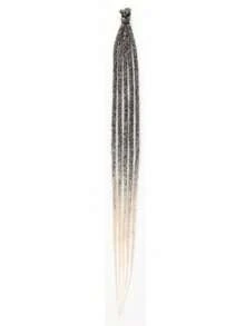 24 Inch Braided Hair Extensions 5 Strands Fine 0.6cm Synthetic Handmade Reggae Hairstyle Hip Hop Soft Braided Hair Extensions - Multicolor - View 15