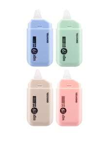 6卷装双面胶带，6毫米 x 5米，多种柔和颜色可选，不粘手，多用途胶带，适用于剪贴簿、拼贴画、相册、日记、手工制作、办公用品、返校准备、便携式塑料瓶，精准尖头，粘贴顺滑，工艺用品 - 彩色 - 查看 5