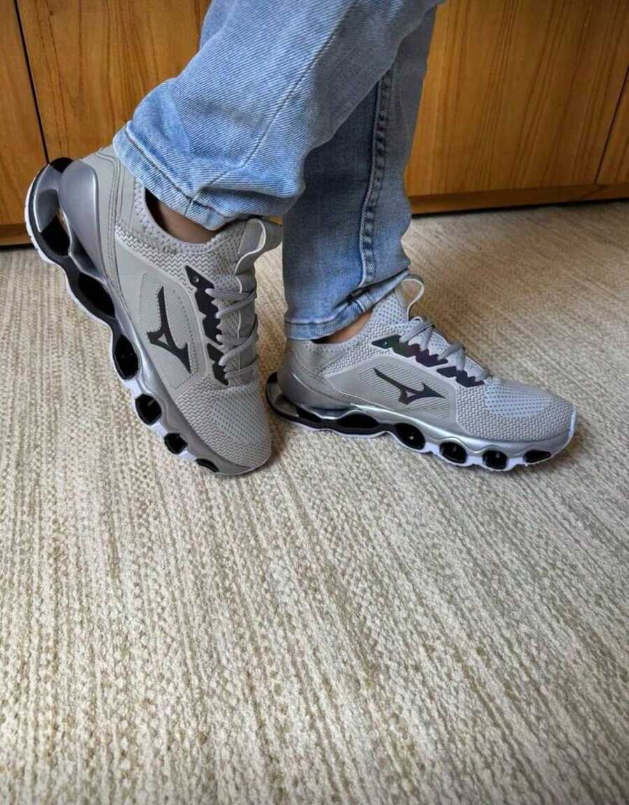 Men's Reflective Pro X Wave Chameleon Sneakers - Immediate Shipping - Various Colors - Chameleon Gray - View 1